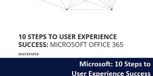 microsoft, 10 steps to user