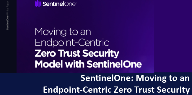 Sentinelone, moving to an endpoint-centric