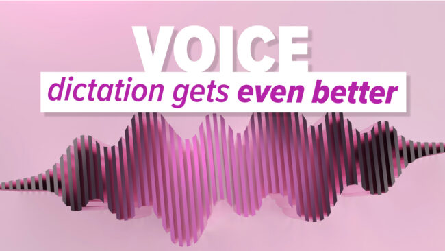 Fluid dictation blog article